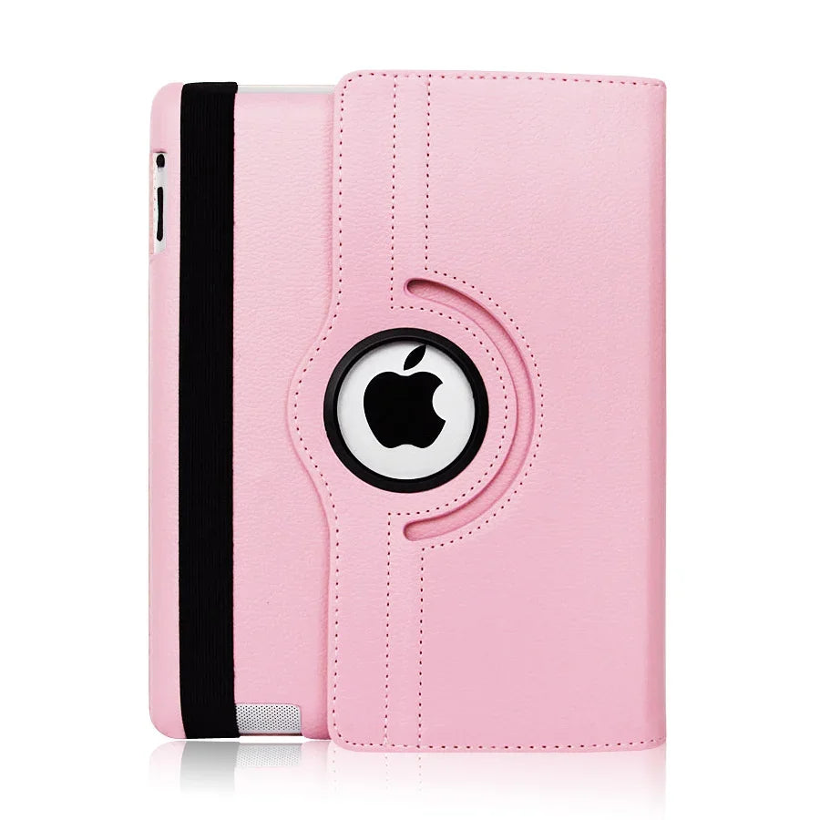 For iPad Pro 12.9 2018 2020 2021 2022 2015/2017 Smart Leather Case 360° Rotation and Sleep Wake Function Protective Shell