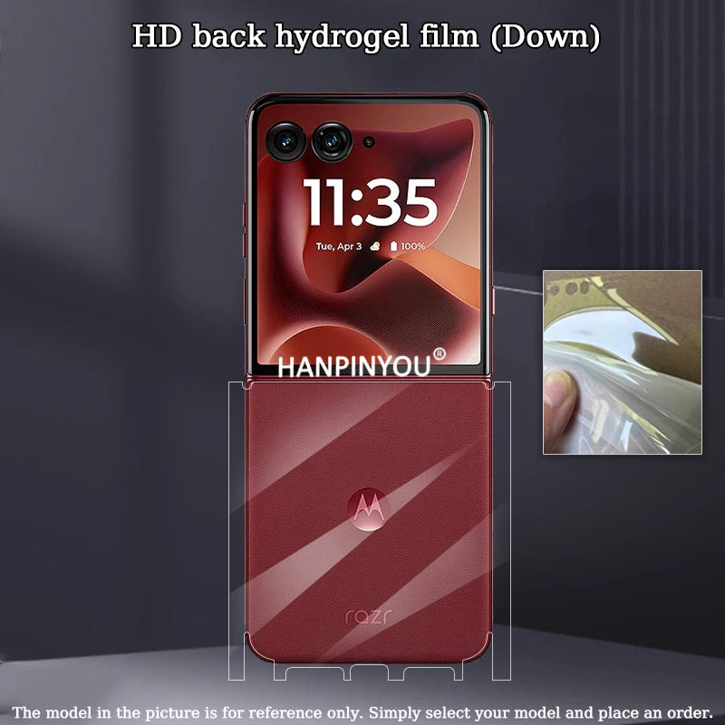 Positioning Wrap Side Edge Back Screen Protector For Motorola Razr 70 60 50 40 Ultra Pro 2025 Scratch Repair Soft Hydrogel Film