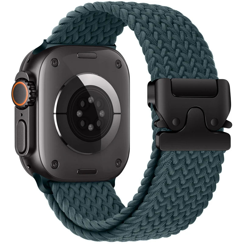 Parachute Strap For Apple Watch Band 44mm 46mm 42mm 45mm 41mm 40mm Braided Bracelet Correa iWatch Series 10 9 8 SE Ultra 2 49mm
