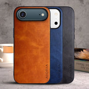 Case for iPhone 17 Pro Max Air coque Luxury Vintage leather cover funda for iphone 17 pro max case capa