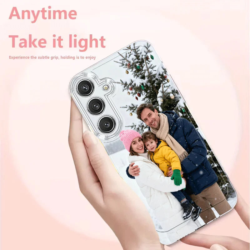 DIY Customized Photo Clear Phone Case For Samsung Galaxy S25 S24 S23 S22 S21 S20 S10 S9 Note 10 20 ULTRA PLUS FE PRO 4G 5G