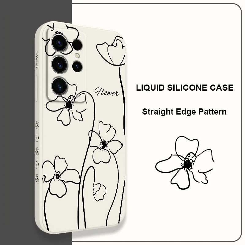 Swaying Grass Phone Case For Samsung Galaxy S25 FE S24 S23 S22 S21 S20 S10 S10E Ultra Plus  Note 20 Ultra Plus Cover