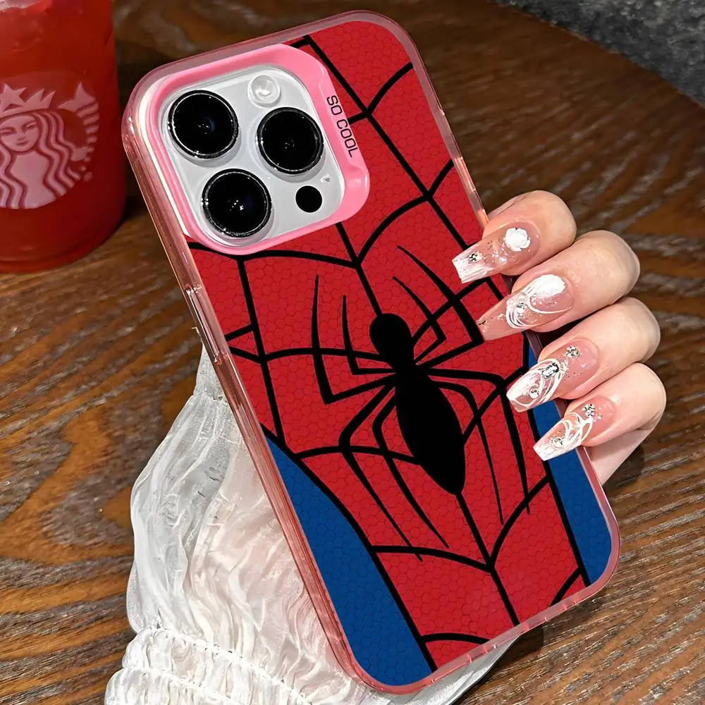 Anime Spiders-Man Phone Case for Samsung Galaxy A37 A57 A17 A07 A16 A06 A35 A55 A25 A05S A15 A56 A54 A36 A34 A24 A26 4G 5G Cover