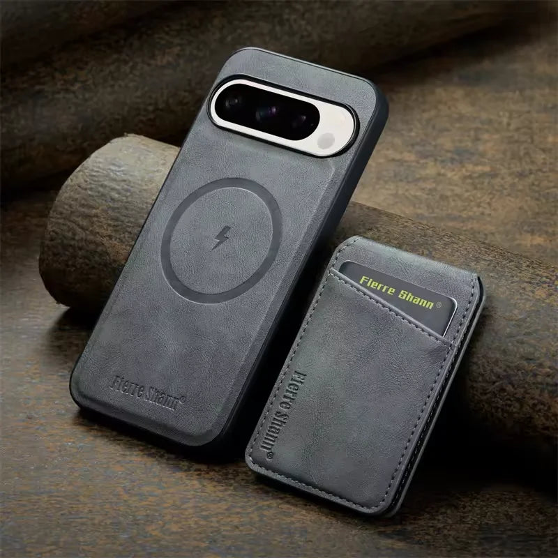 2 in 1 Magnetic Pu Leather Phone Case for Google Pixel 10 9 9Pro XL 8A 8Pro 8 7 7A 7Pro Detachable Wallet Cards Holder Cover