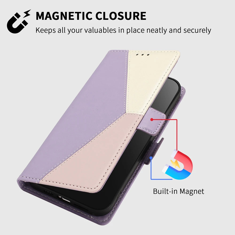 New Magnetic Flip Leather Wallet Card Case For Moto G Stylus Power Play GStylus GPower GPlay 2026 2021 2022 2023 2024 2025 4G 5G