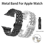 Stainless Steel Band For Apple Watch Ultra 2 49mm 46mm 41mm 45mm 38mm 44mm Metal Strap For iWatch Series 10 9 8 7 SE 6 5 4 3