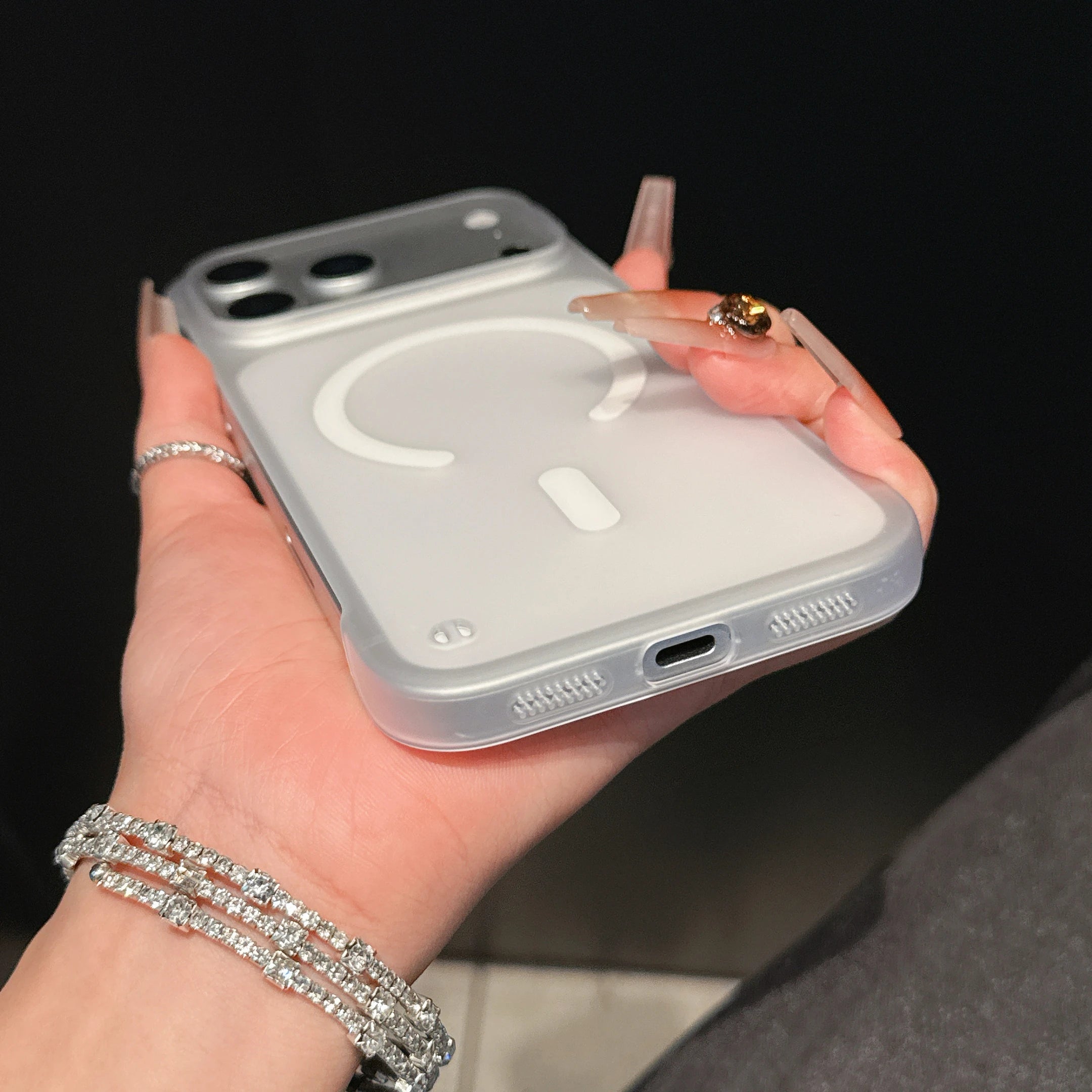 Ultra Thin PC Frameless Phone Case For iPhone 17 Pro Max 14 15 Plus 11 12 13 16 Pro Air For Magsefa Wireless Charger Matte Cover
