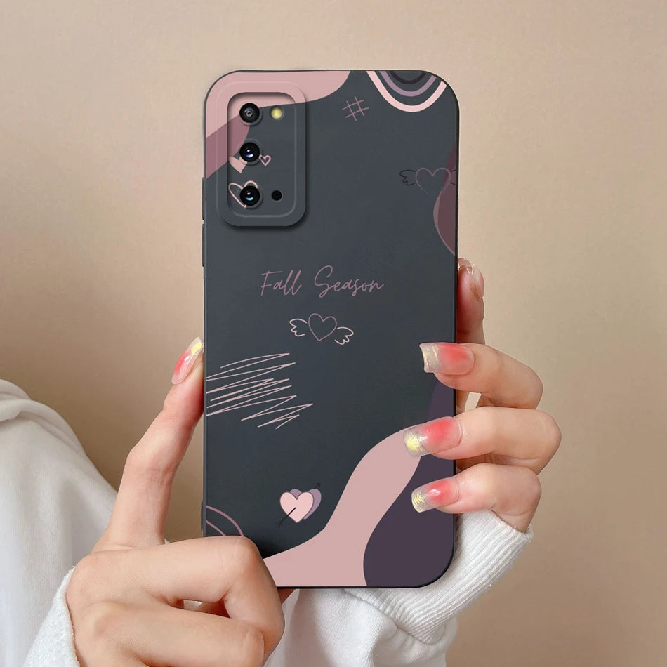 For Samsung S20 FE Plus Ultra Phone Case Funny Camera Protection New Liquid Silicone Cover For Galaxy S20FE S 20 S20Plus Funda