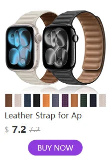Silicone Magnetic Strap for Apple Watch Bands Ultra 4 3 2 49mm 40mm 44mm 41mm 46mm 45mm 42mm Correa iWatch Series 12 10 11 SE3