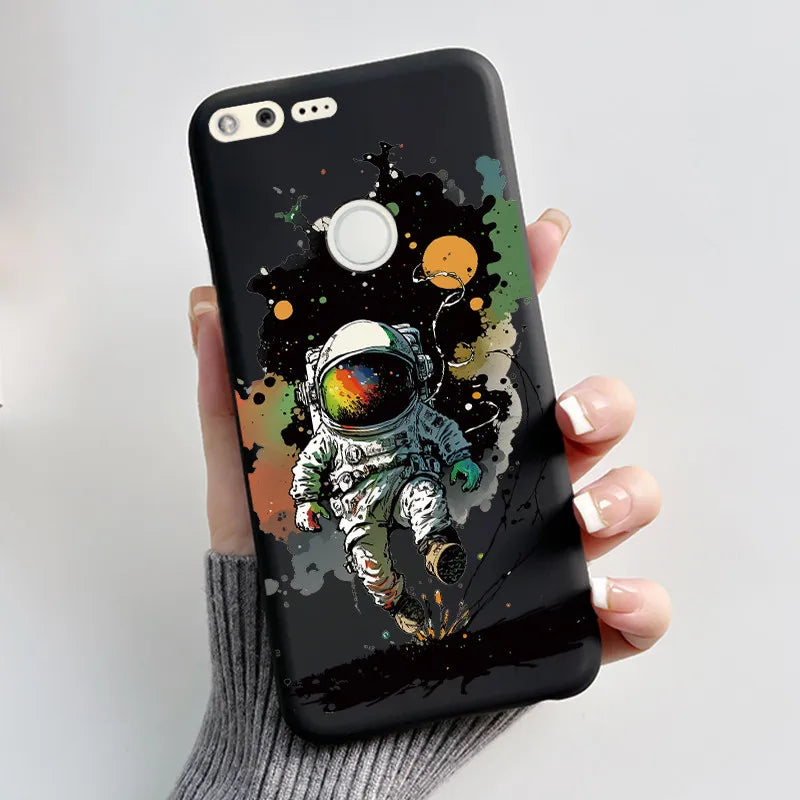 For Google Pixel 1 Case Aesthetic Cute Cat Shockproof Silicone TPU Soft Back Cover for Google Pixel 1 Pixel1 XL Phone Case Coque
