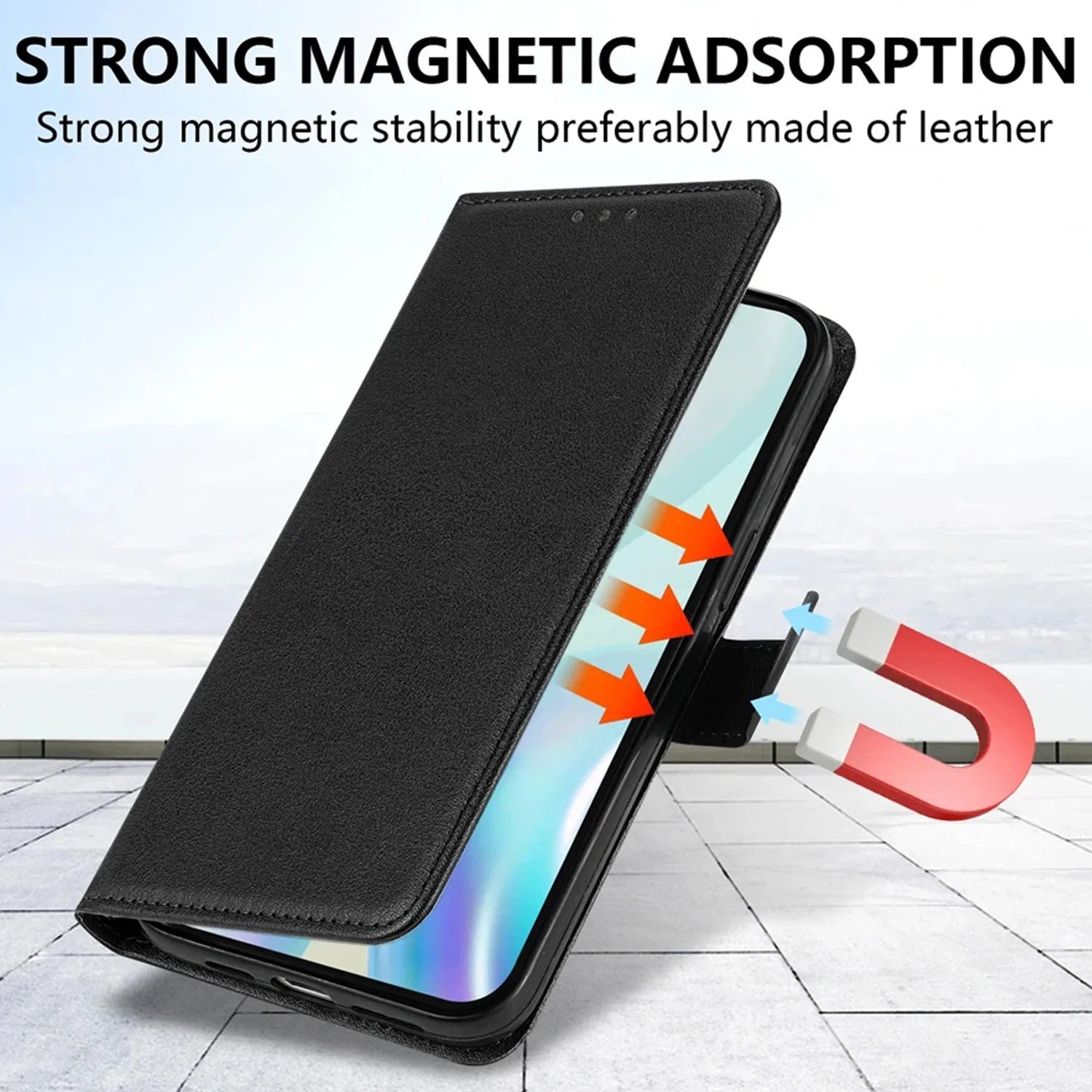 Wallet Card Slot Frame Stand Magnetic Flip Phone Leather Case For iPhone 16e 16 Pro Max 15 Plus 14 13 12 11 X XS Anti-fall Cover