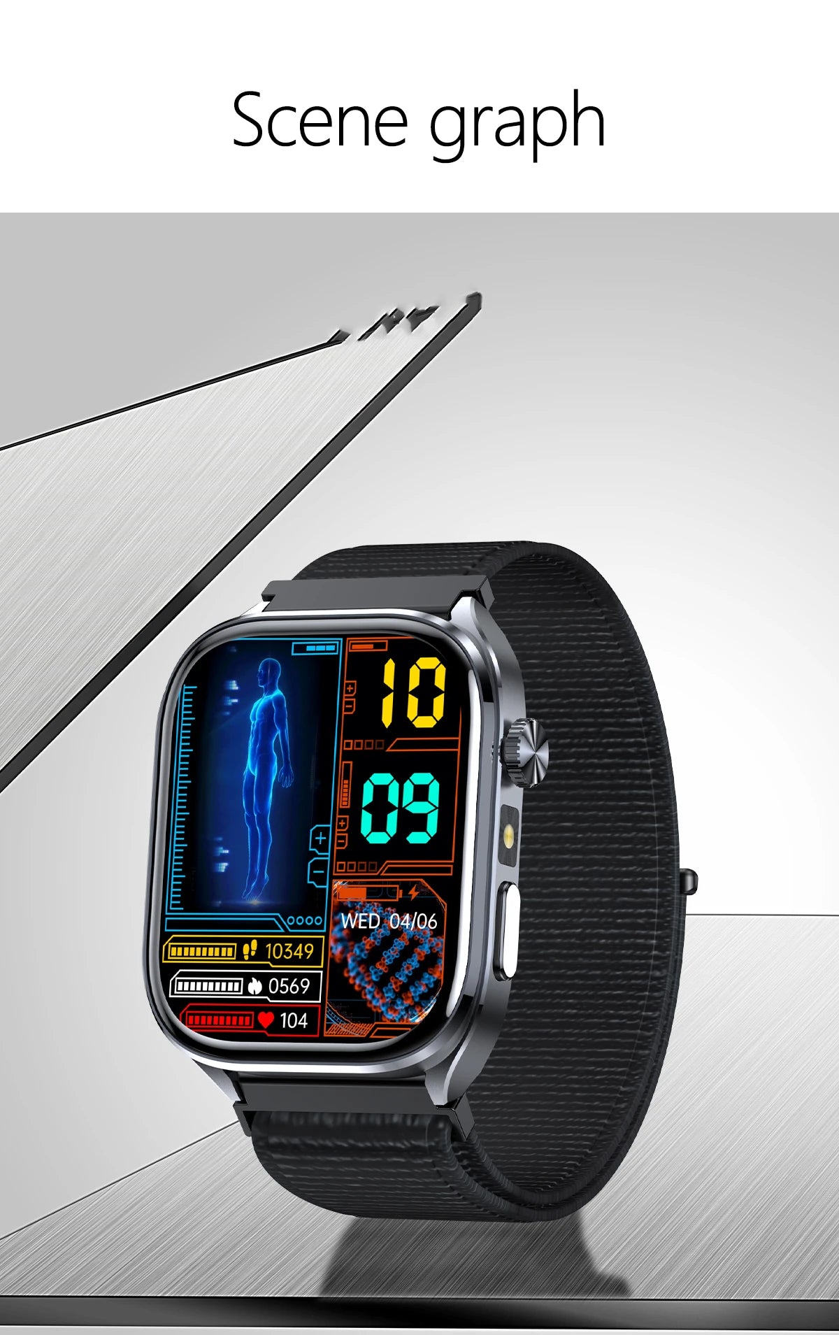 2026 New Accurate ECG Smart Watch Heart Health Analysis Blood analysis Blood Lipid Blood Pressure BT call Smart Watches For Men