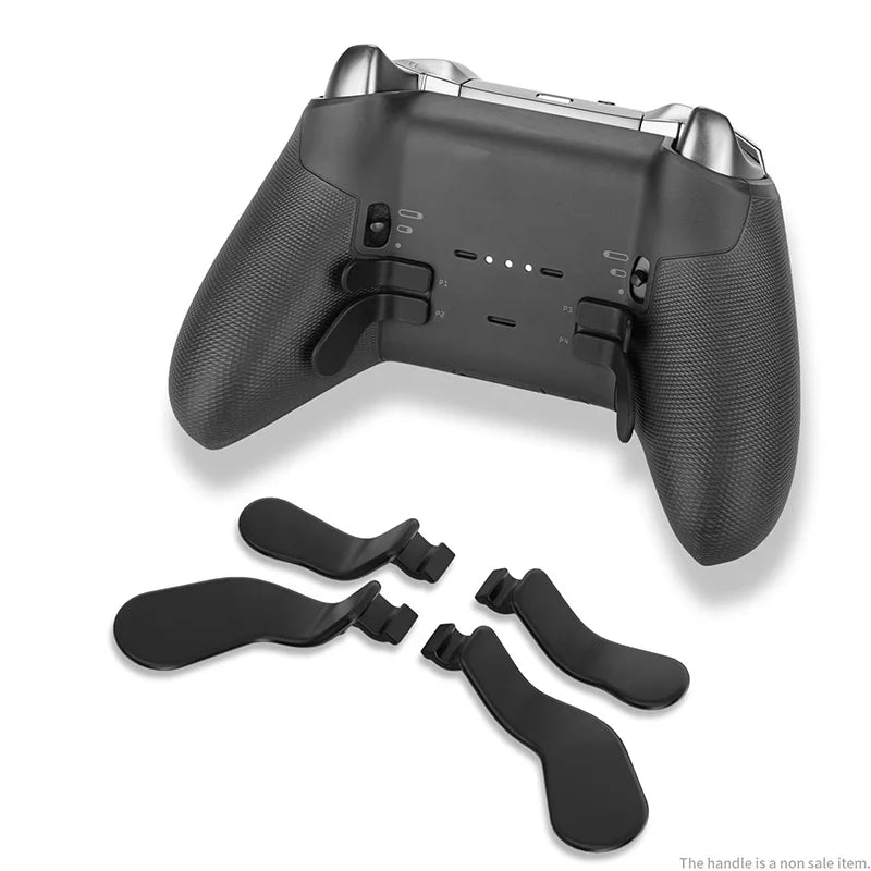 Suitable for Xbox Elite Series 2 Controller 14 in 1 Metal Accessories, Different Height Joysticks and Back Keys - Black Metal SE