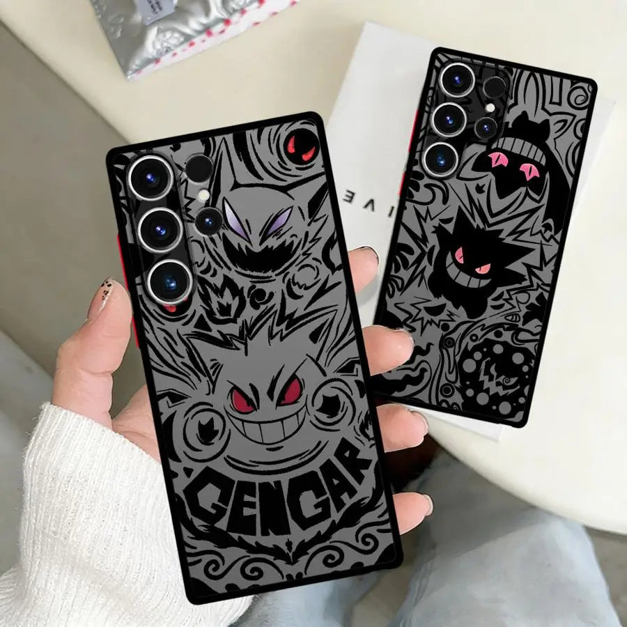 Case for Samsung Galaxy S26 S22 Note 20 Ultra 10+ S21 S24 Plus S25 Ultra S23 FE S20 FE Funda Back Phone Cover Pokemon Gengar