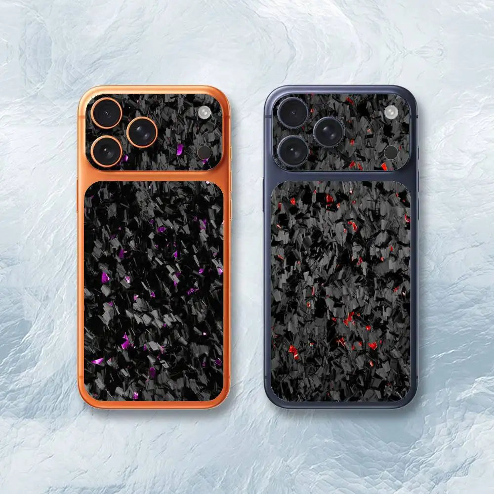 Carbon Pattern Sticker Film Back Skin for iPhone 17 Pro Max