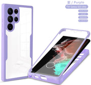 360 Full Protection Case For Samsung S23 S22 S21 Ultra Plus FE A53 A52 A13 A32 A33 A73 A71 A51 A23 A22 Double-Sided Shock Cover