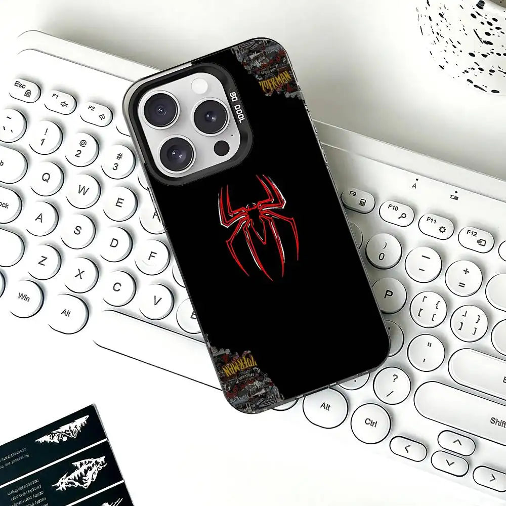 Cool S-Spider-Man-S Phone Case For IPhone 17 16 15 11 12 13 14 Pro Max 16 Plus 12 Mini 7 8 XR XS 15Pro MAX Cove
