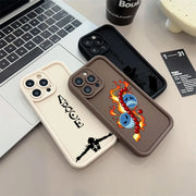 Ones Pieces Anime Ace Fire Phone Case for iPhone 17e 17 16e 16 15 14 13 12 11 Air Pro Max Mini XR XS X Plus Soft TPU Back Cover