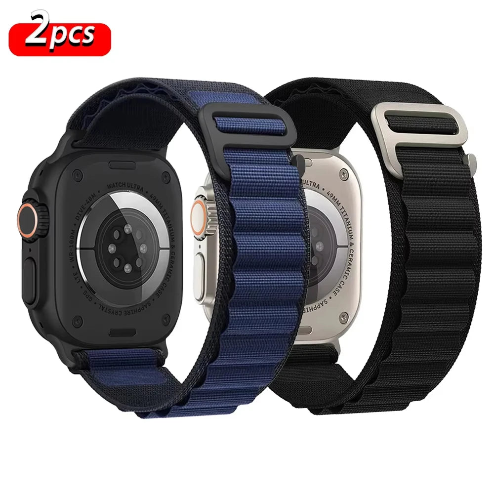 Alpine Loop Strap for Apple Watch Band Ultra 3 2 49mm 46mm 45mm 44mm 41mm 46mm 42mm Bracelet iWatch Series 11 10 9 8 7 6 5 SE 3