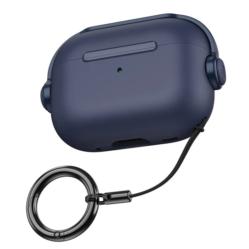 Protective Case For Apple Airpods 1 2 3 4 Pro2 air pods Wireless Bluetooth Earphone Cover Sleeve Headphone Bag With Phone Holder