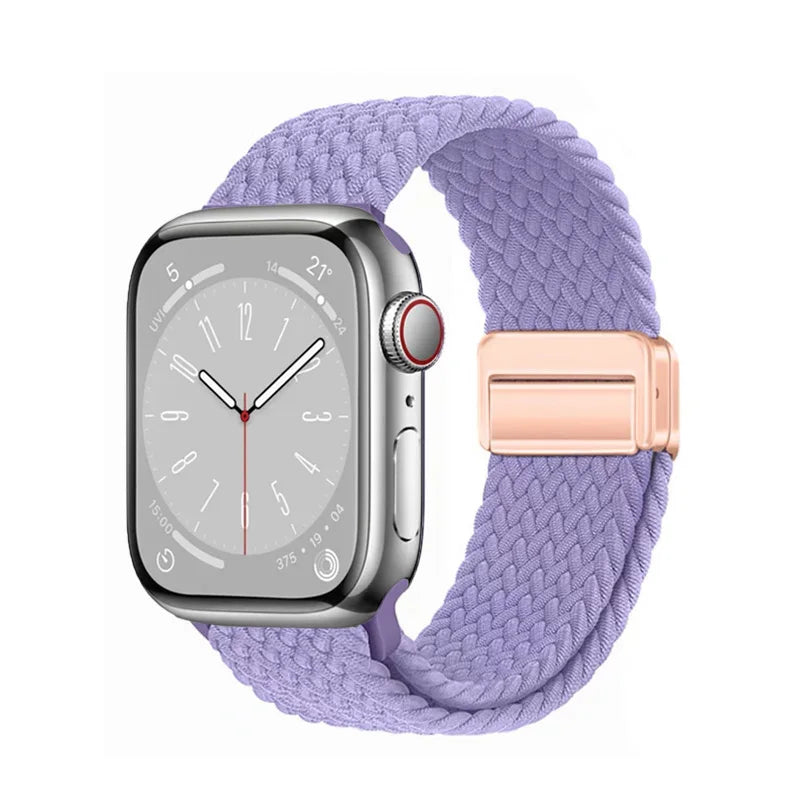 Nylon Strap for Apple Watch Band 45mm 41mm 44mm 40mm Original Magnetic Loop Link Bracelet iWatch Ultar 2 49mm 9 8 7 6 SE 3 42mm