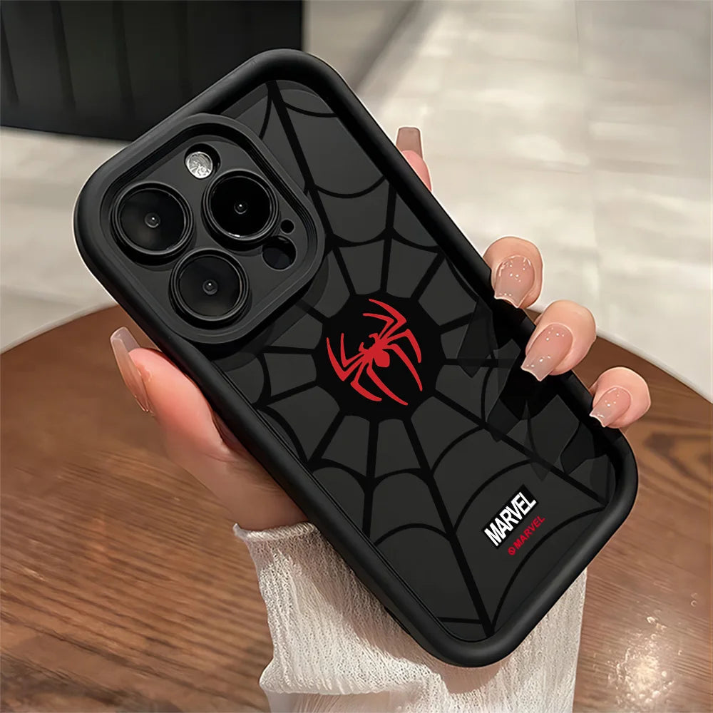 Anime Spidermans Cool Phone Case for iPhone 17e 17 16e 16 15 14 13 12 11 Air Pro Max XR XS X 7 8 6 6s Plus Soft TPU Back Cover