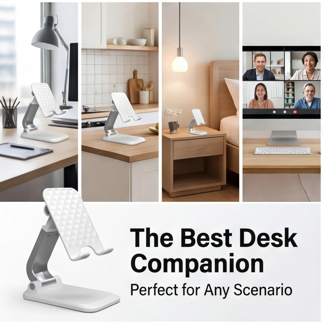 Desk Mobile Phone Holder Stand for iPhone iPad Xiaomi Adjustable Desktop Tablet Holder Universal Table Cell Phone Stand