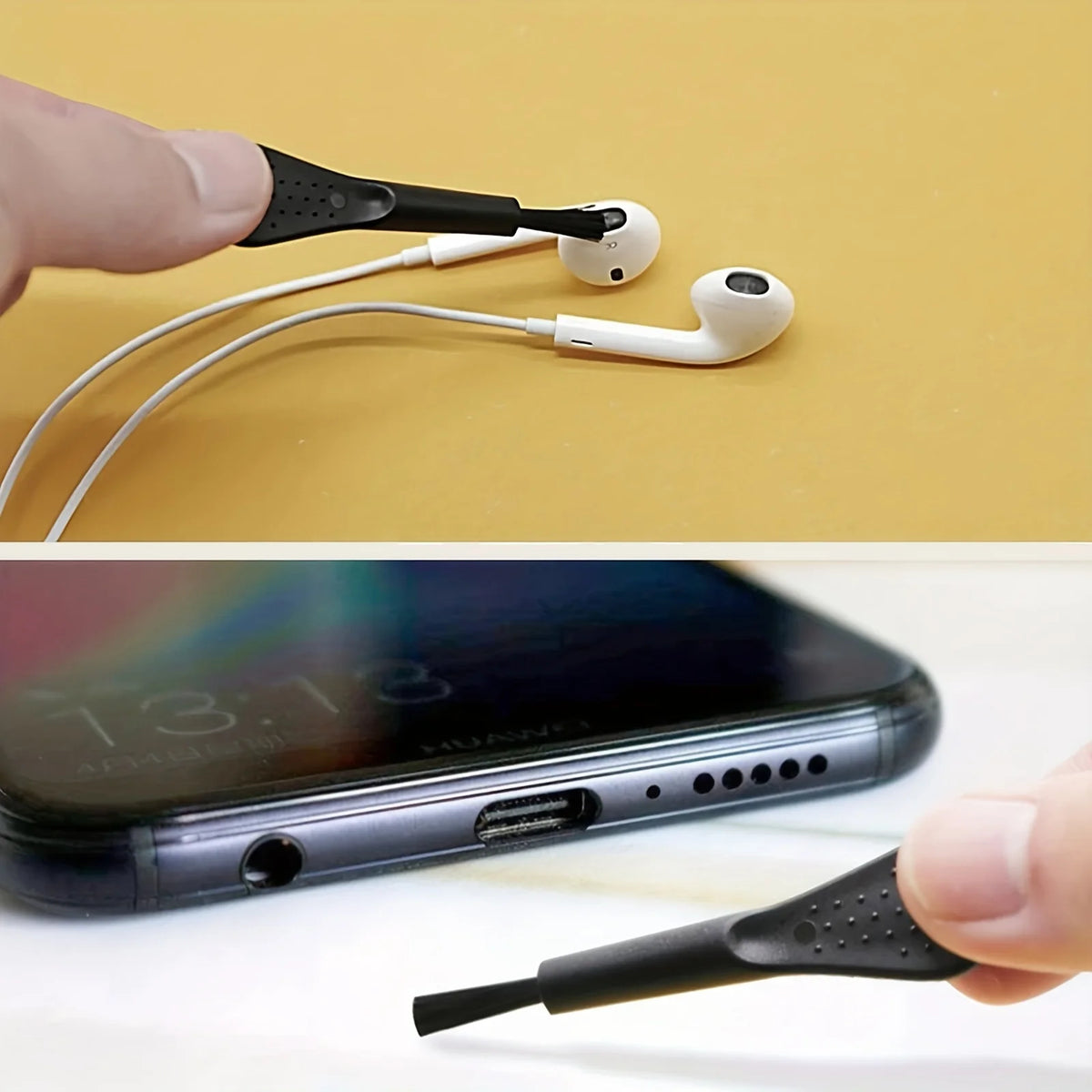 18PCS Universal Phone Charger Port Cleaner, Dustproof USB-C/Lightning Cleaning Brush Set Kit for iPhone SamsungCleaning Tools