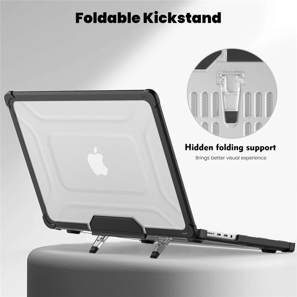 Laptop Case for MacBook Air 15 2025 Cover with Dustproof Plug & Touch Film & Keyboard Cover for MacBook Air Pro M1 M2 M3 M4 Case