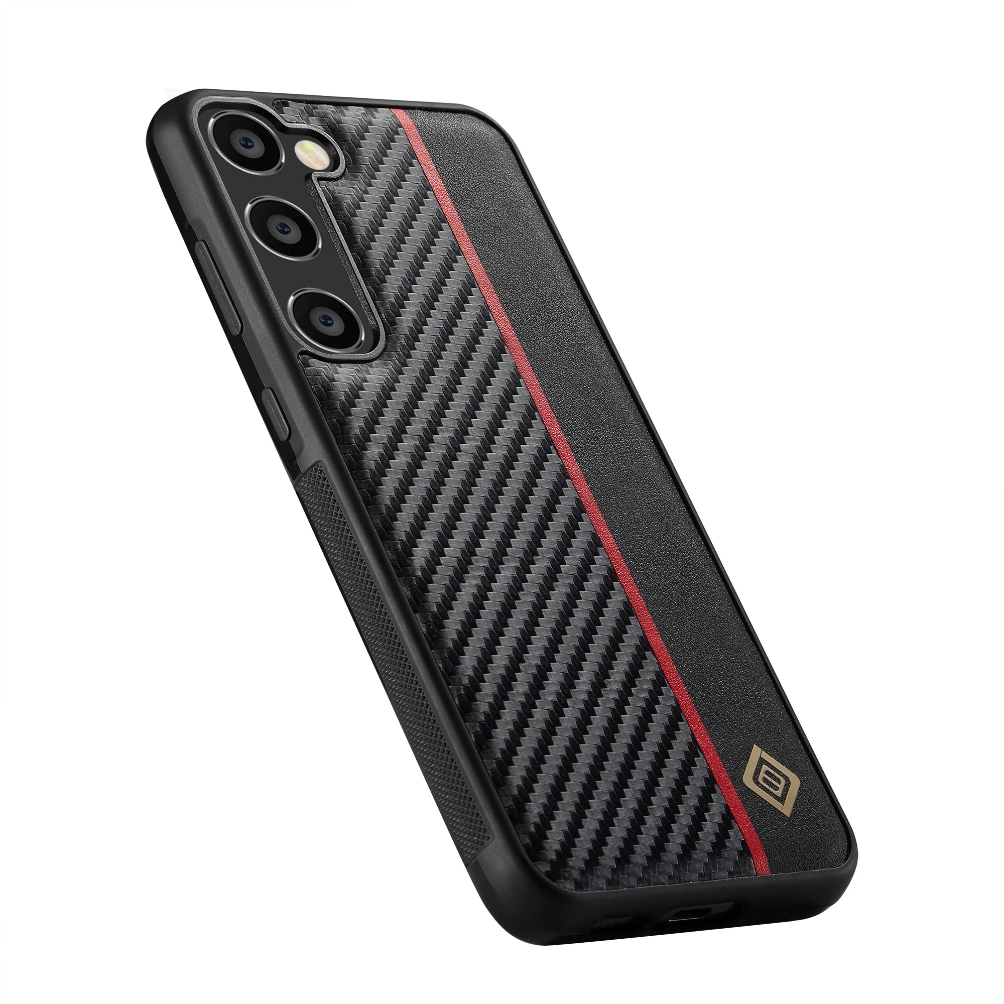 Carbon Fiber Leather Case for Samsung Galaxy S25 S24 S23 Ultra S21 S20 FE S10 S22 Plus Note 20 10 Shockproof Microfiber Cover