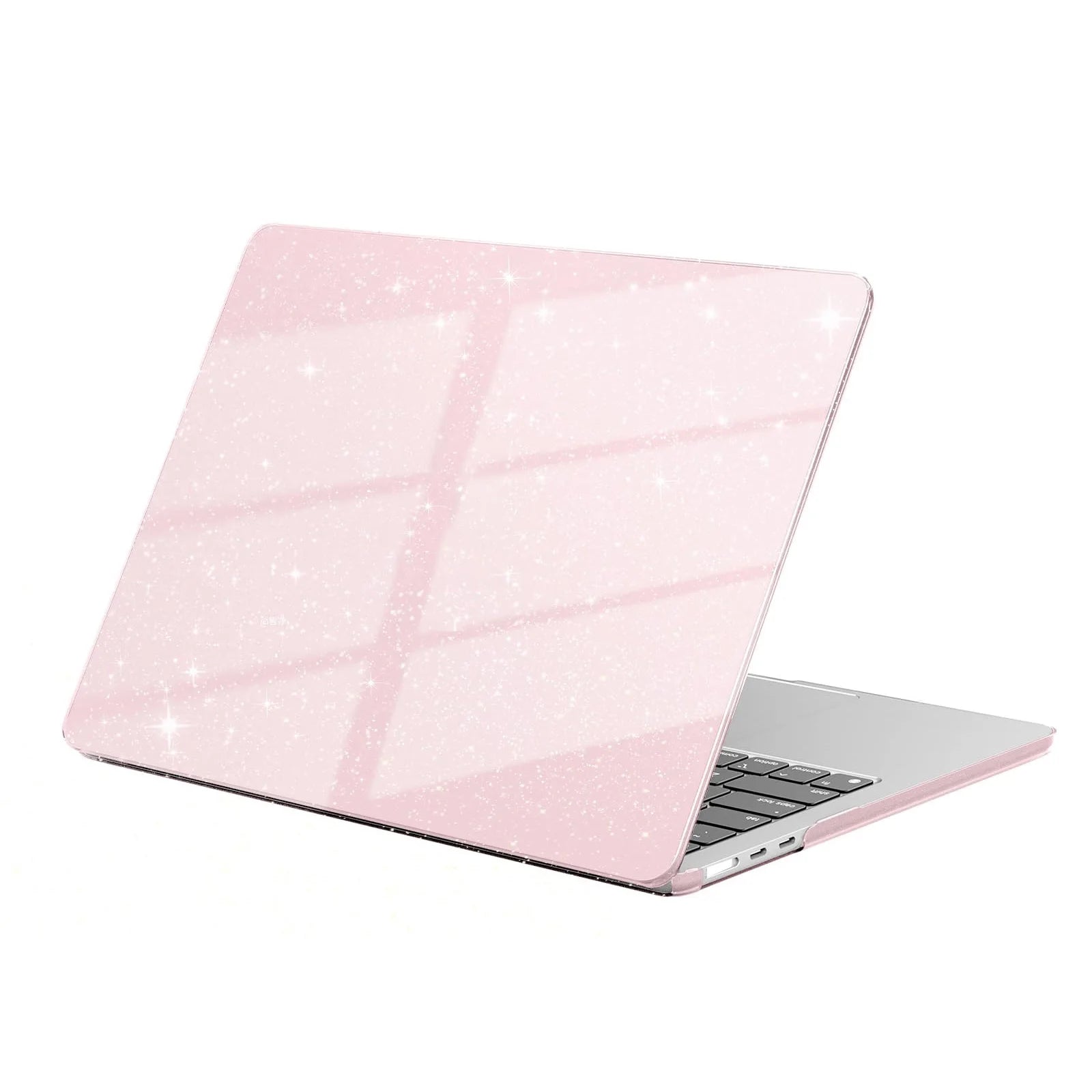 EooCoo Case for MacBook Air 13 inch M4 2025 2024-2022 Release M3 M2 A3240 A3113 A2681 for Mac Air 13.6 inch Glitter Hard Shell