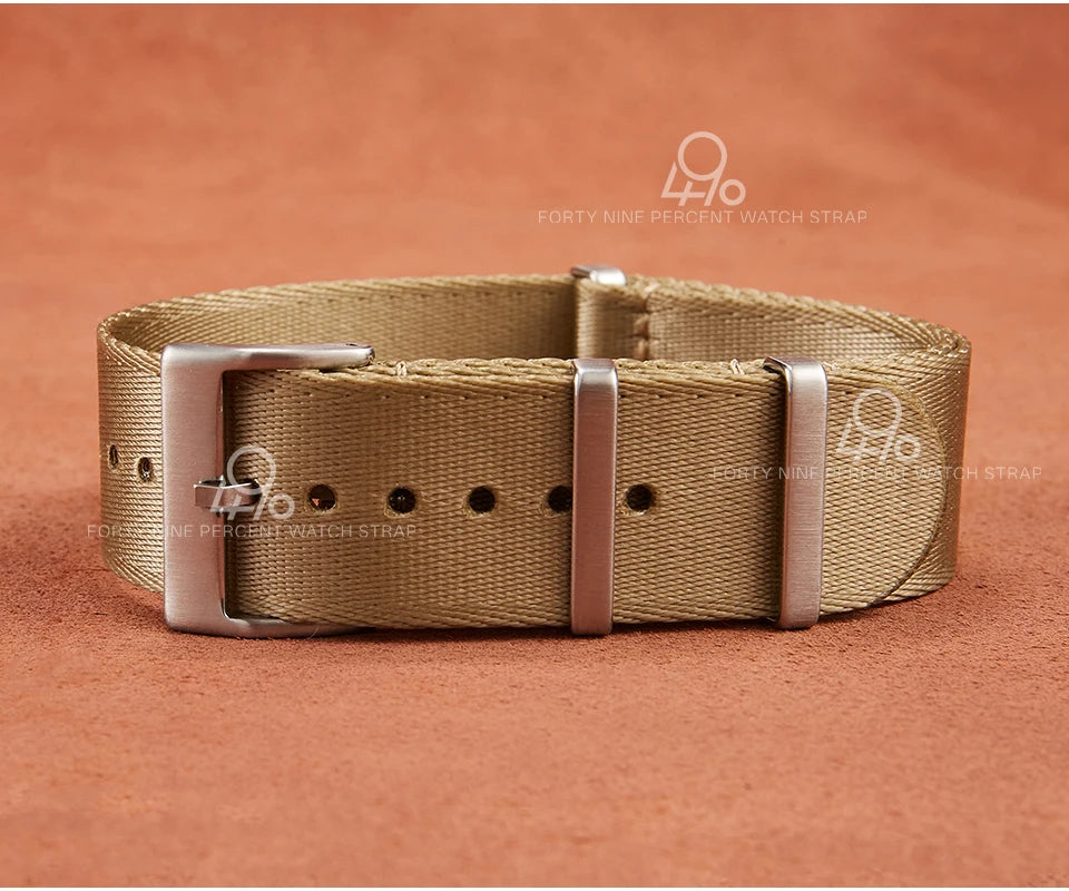 One Piece Fabric Watchband 20mm Watch Band Seatbelt Nylon Nato Strap Sport Men Bond 22mm Watch Bracelet for Omega Seiko