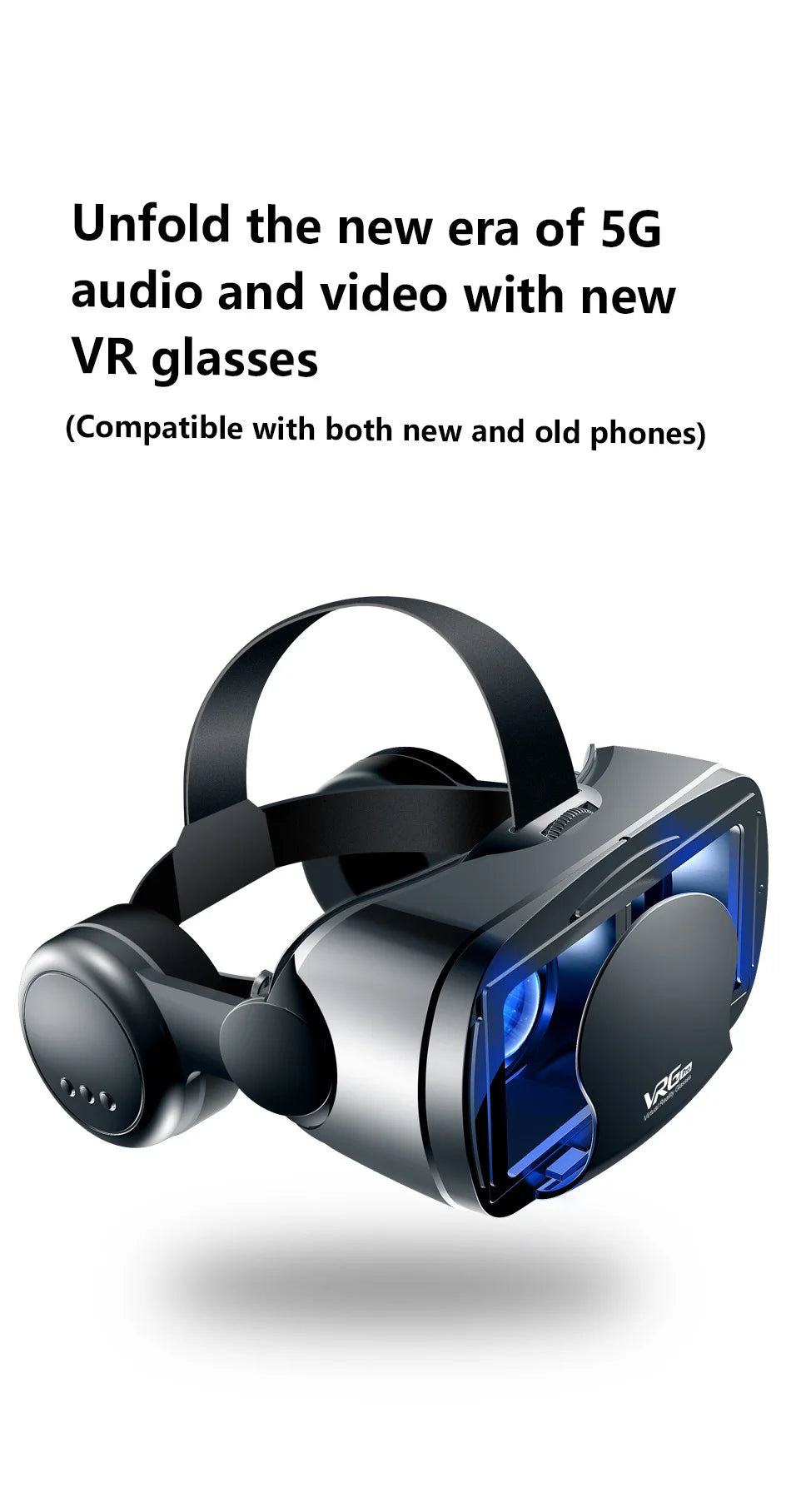 VRG Pro 3D Virtual Reality VR Glasses Devices Headset Viar Goggles Helmet Lenses Smart For Phone Smartphones Viewer Cell Devices