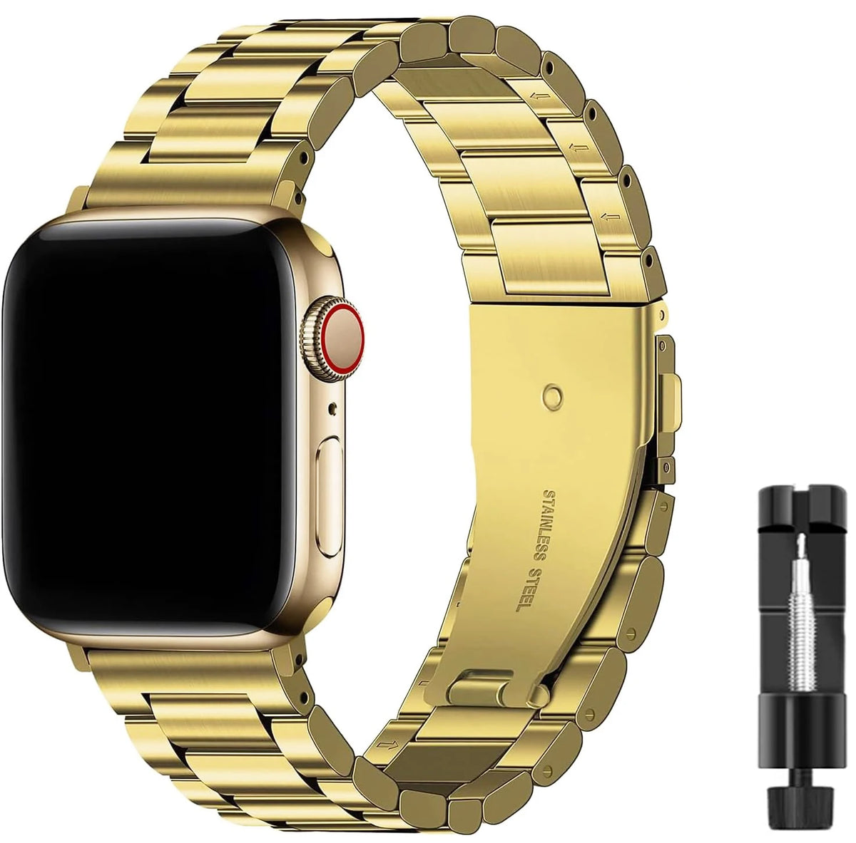 Stainless Steel Strap For Apple Watch Band Series 12/11/10/9/8/7/6/5/SE 3 Metal Bracelet For iWatch Ultra 4 49mm 45mm 44mm 46mm