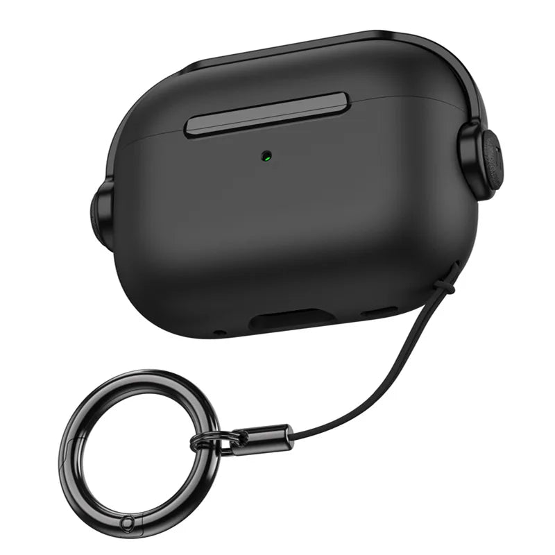 Protective Case For Apple Airpods 1 2 3 4 Pro2 air pods Wireless Bluetooth Earphone Cover Sleeve Headphone Bag With Phone Holder