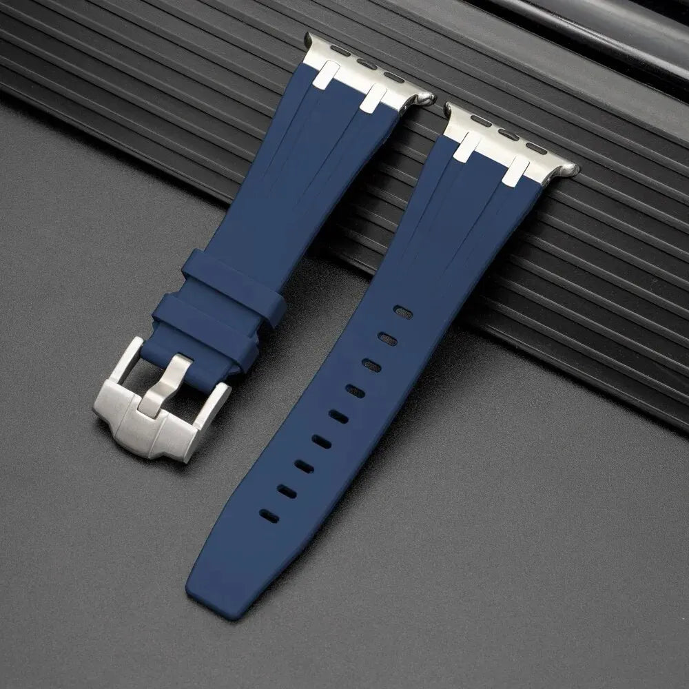Silicone For Apple Watch Ultra 49mm Sports Rubber Strap For iWatch 8 7 6 5 4 SE 42mm 44mm 45mm 41mm 40mm 38mm Bracelet