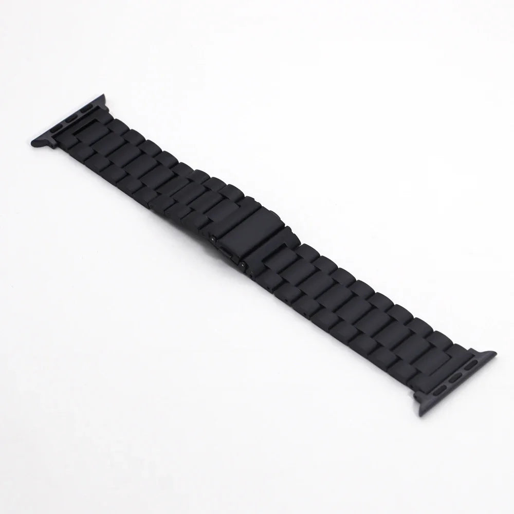 Stainless Steel Band for Apple Watch Ultra 4 3 2 49mm Series 12 11 10 46mm 45mm 44mm 42mm Metal Strap for IWatch 9 8 7 6 SE3 5 4