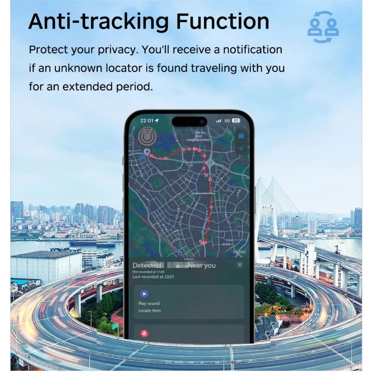 Original Color E-Ink Smart Keychain DIY Support Find My Find Hub Display Anti-Lost Locator Tracker