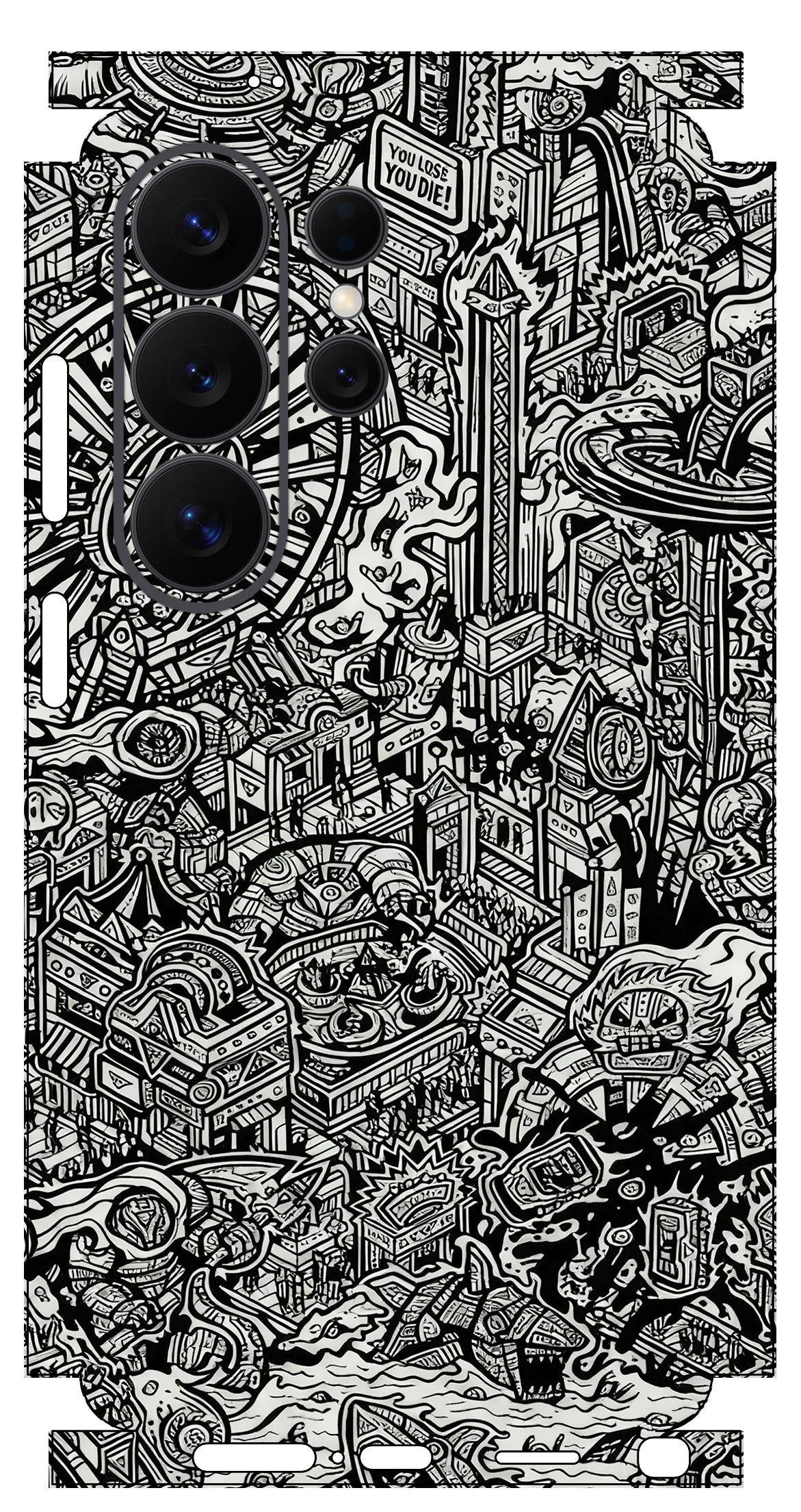 MX005 Sticker Skin for Samsung S26 S25 S24 Ultra Phone Skin Wrap Back Film S26Plus Frame Camera Protective Decal