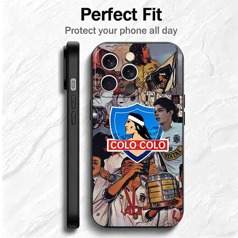 Social Y Deportivo Colo Club Soft Phone Case for iPhone 16 16E 17 Air 15 Pro Max 14 Plus 13 Mini 11 12 7 Black Cover Back Shell