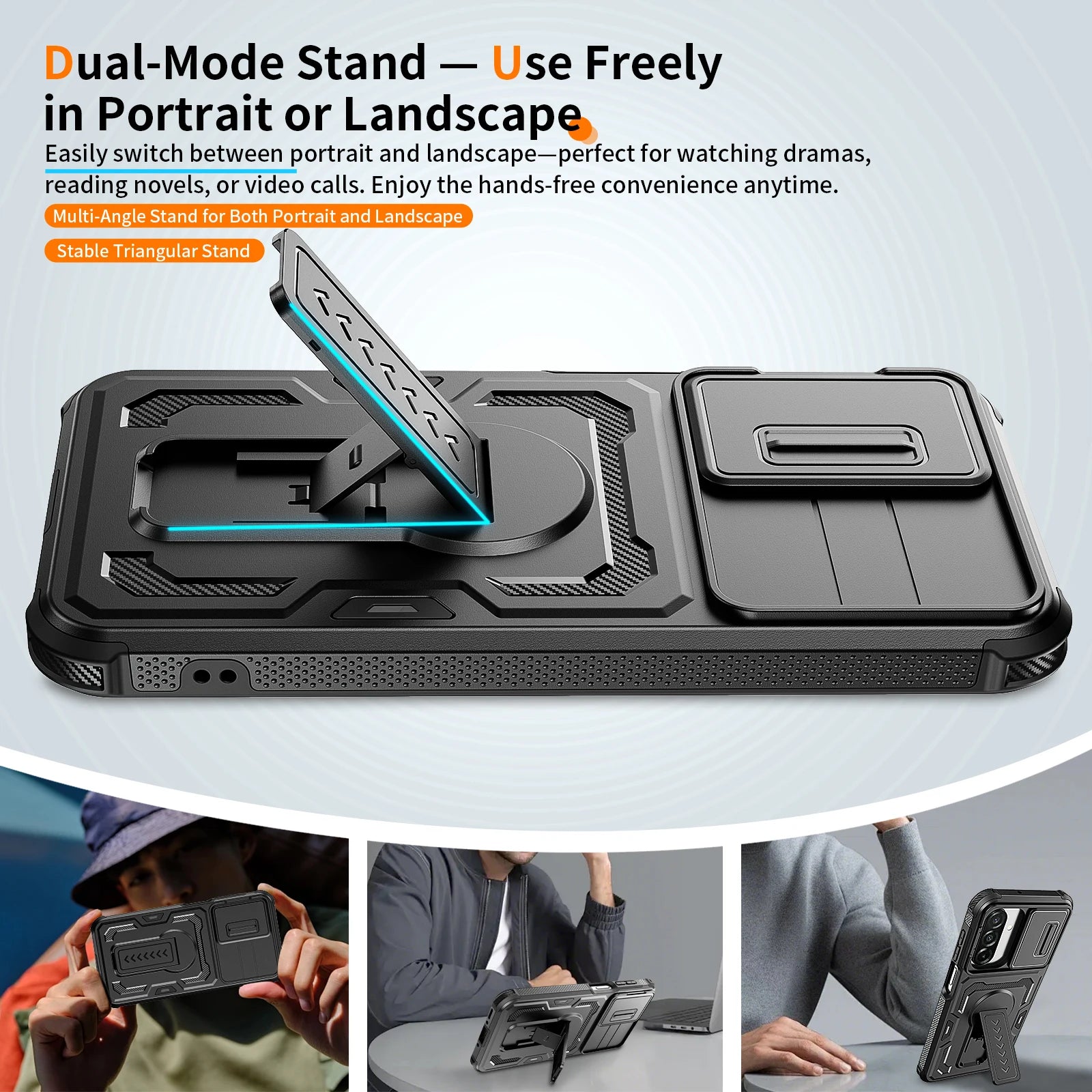 Anti-Falling Military Armor Case for Samsung Galaxy A57 5G S26 Ultra A17 A27 A37 A16 A56 A36 A26 A07 S25 Ultra S24 Lens Cover