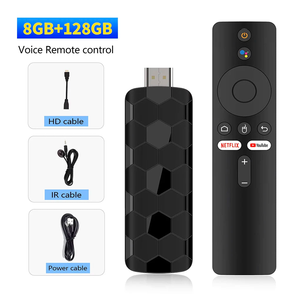 R3+ 4/8K Ultra HD Android 16 Smart TV Box WiFi 6 BT UI Interface 8GB RAM +128GB ROM Media Player For Netflix YouTube Disney+