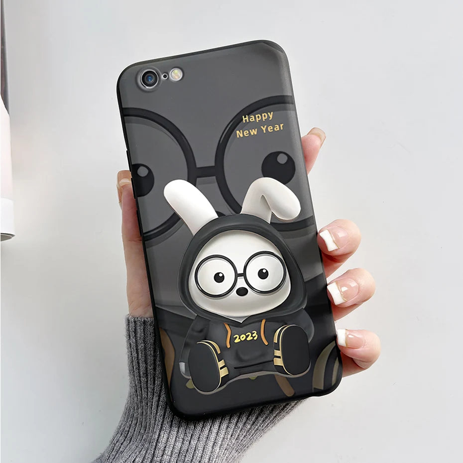 Stylish Painted Cover For iPhone 6 6S Plus Case iPhone6 6S Plus Cover Silicone Soft Phone Back Case For Apple iPhone 6 6S Coque