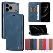 Magnetic Leather Flip Case For Apple Iphone 18 17 17E 17Air Pro Max Promax 18Promax 17Promax 18Pro 17Pro Wallet Card Slots Cover