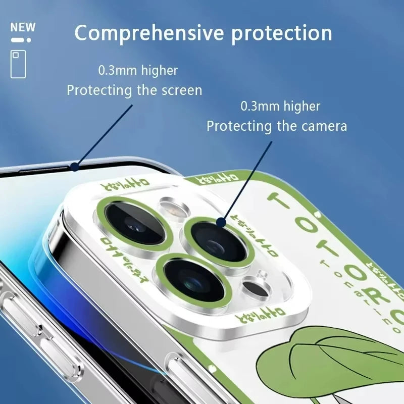 Phone Case For Samsung S26 S25 S24 S23 S22 S21 S20 FE Note20 Note10 Plus Ultra Lite Edge T-Totoros 5G Clear Soft TPU Cover