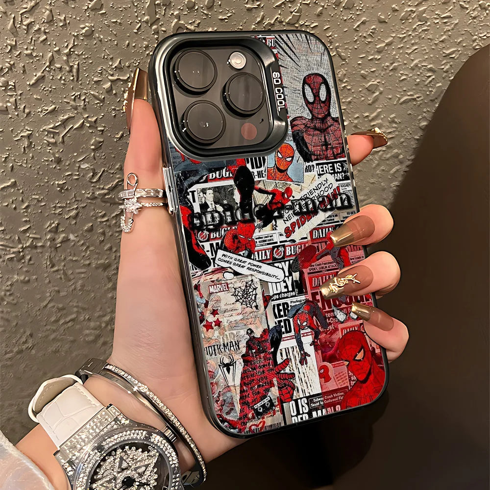 Cool Spiders Man Phone Case For Samsung Galaxy S26 S25 S24 S23 S22 S21 S20 Note20 FE Ultra Edge Plus 4G 5G Anti Fall Matte Cover