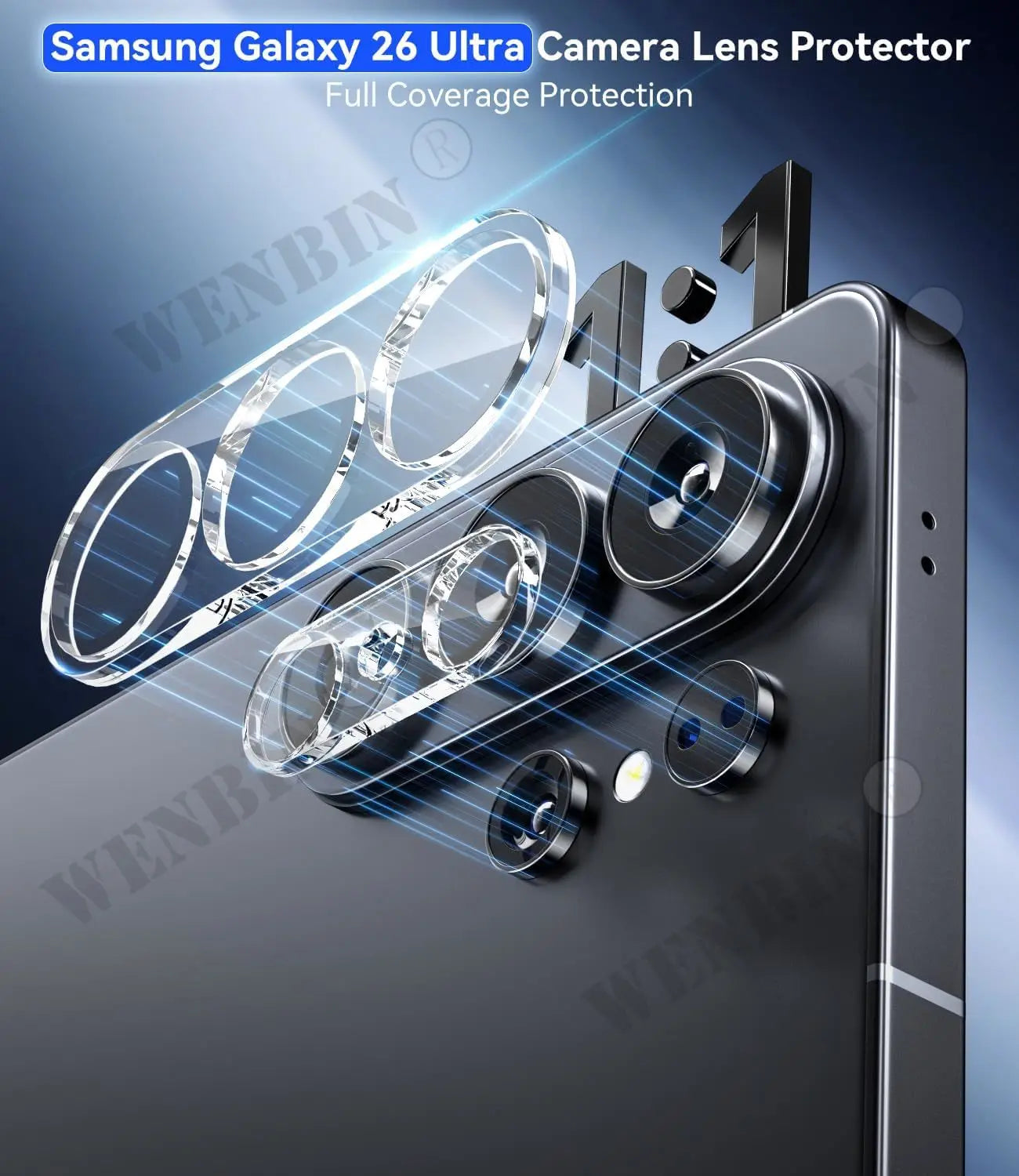 5Pcs Camera Lens Protector Glass For Samsung S26 Ultra Full Cover Protective Glass For Galaxy S25 S24 A57 A37 A17Camera Film