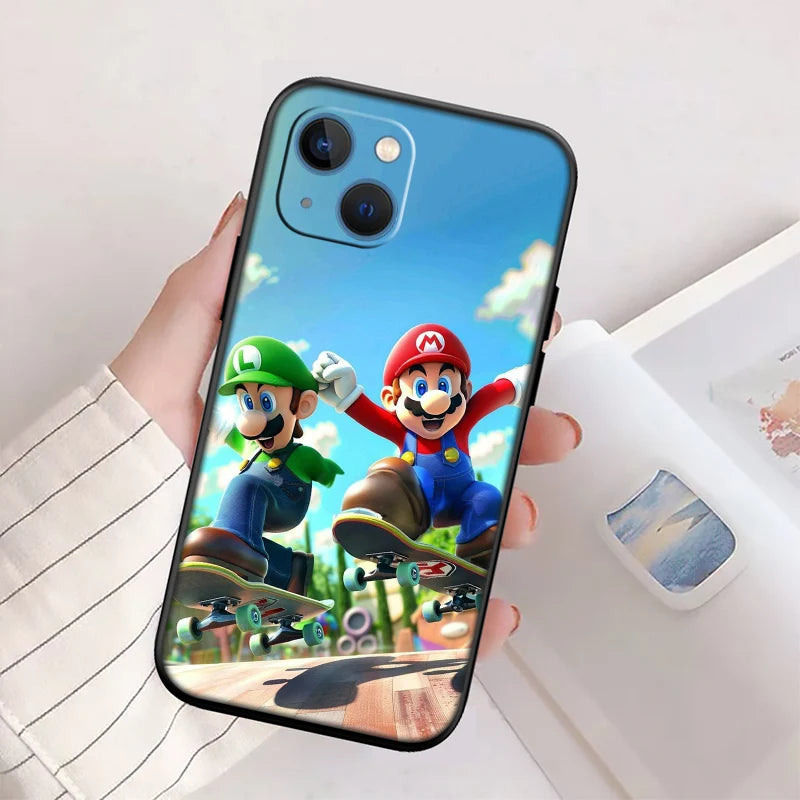 M-Marios New High-End Shell Phone Case for iPhone SE X XS XR 16E 17 11 Pro Max 8 7 6 6s Plus Air