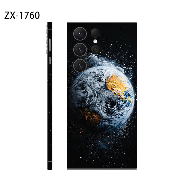 Skin Sticker for Samsung Galaxy S24 S23 S22 S25 Ultra S25 EDGE Decals Back Film Cover Screen Protector Wrap Ultra Thin