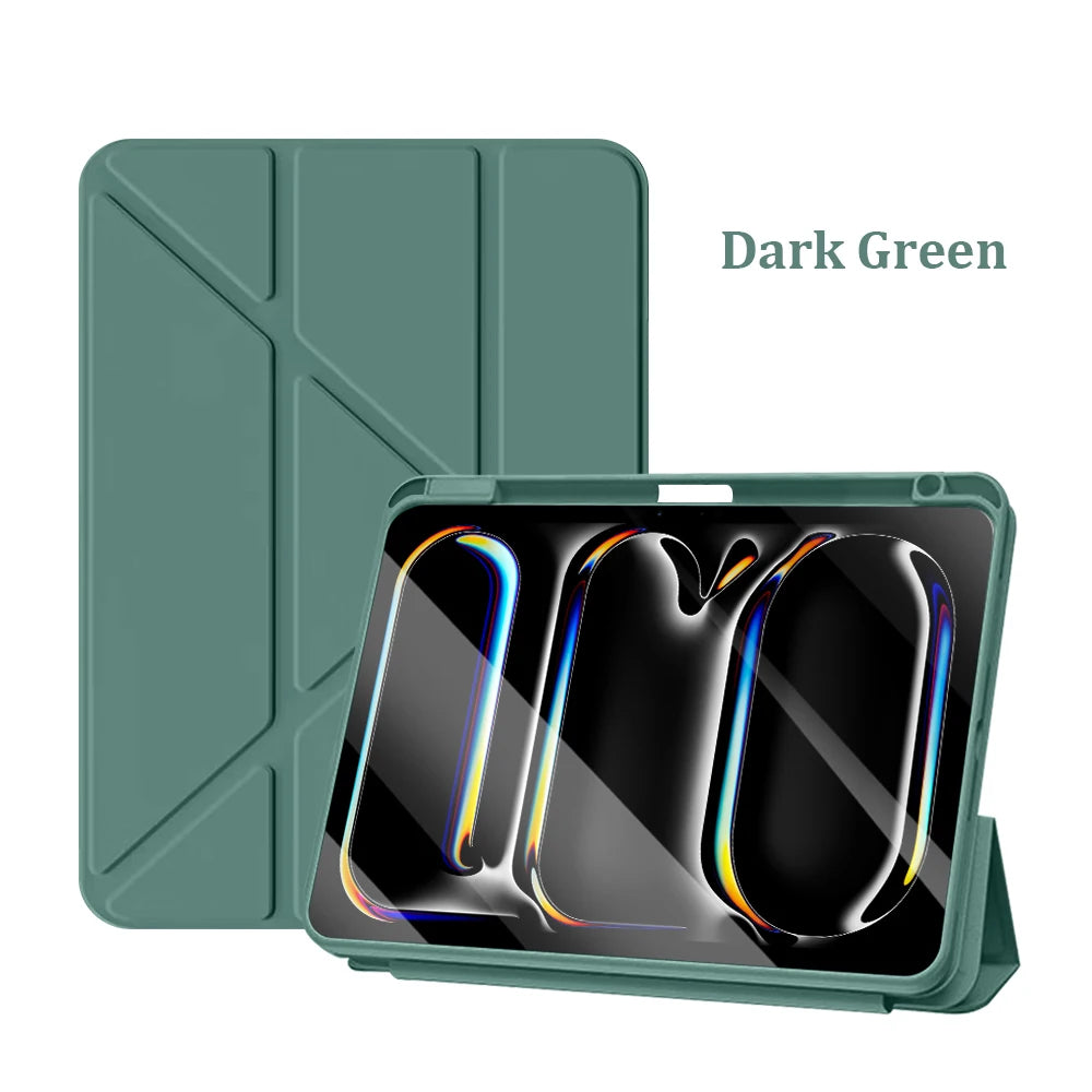 For iPad A16 Case Pro 11th M5 M4 12.9 10 9 9th 10th Generation For Ipad Air 13 11 M3 M2 5 4 Mini 7 6 2025 10.9 Protective Cover